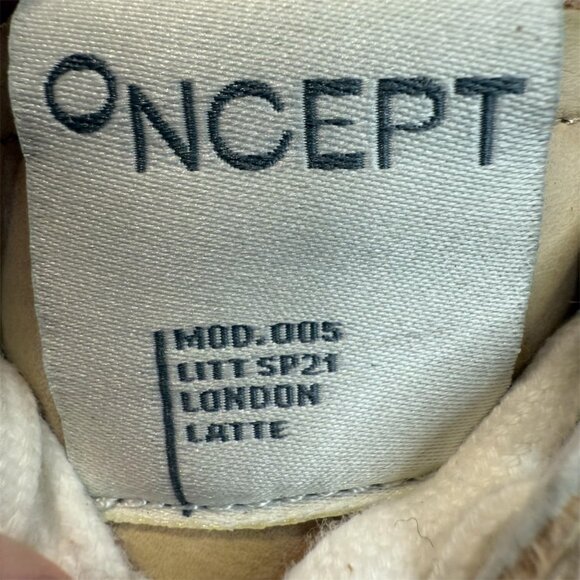 Oncept London "Latte" Leather Sneakers – Women’s US 8.5, Designer,  Luxury - Picture 10 of 10